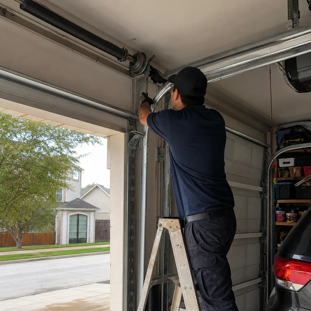 Garage Door Cable Repair in Buda