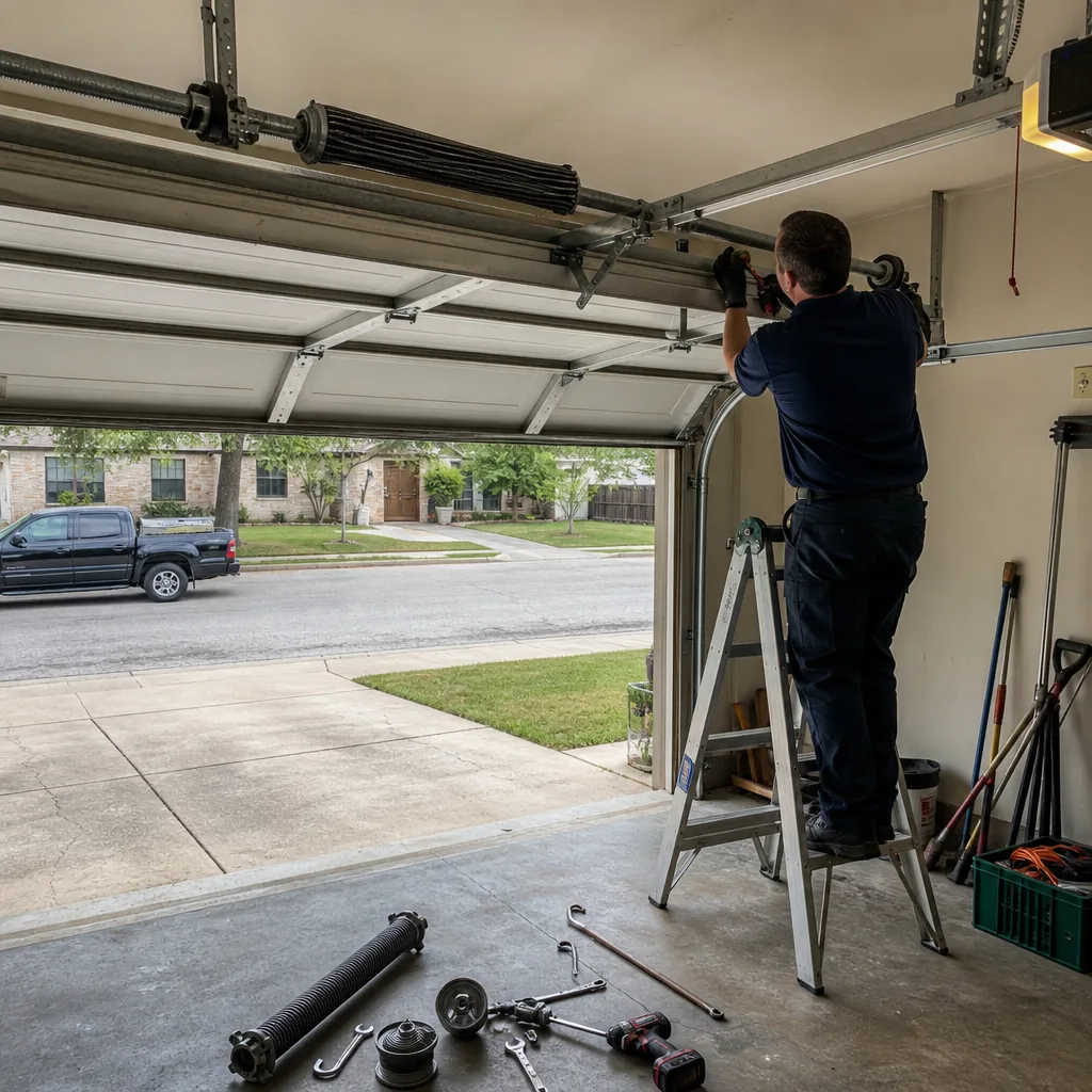 Garage Door Repair in Buda